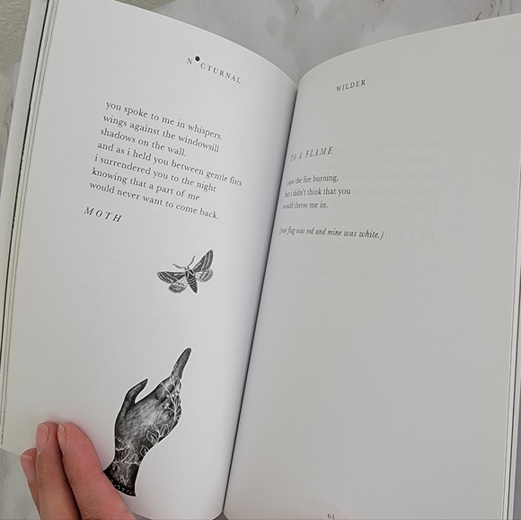 Nocturnal | Poetry Book Compilation Wilder Poems Paperback Gift Coffee Table - Picture 6 of 7